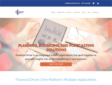 Tablet Screenshot of financialdriver.com